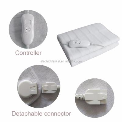 China Electric Electric Heated Blanket With Detachable Washable And Warm Connector Dual Function for sale