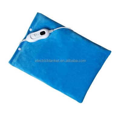 China Super Soft Fleece Removable Theropy Electric Heated Pad With Washable Cover for sale