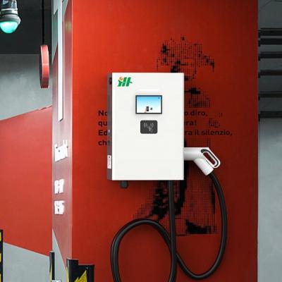 China Electric Vehicle Charging Station Ocpp 20/30Kw DC Charging Station Stack For Electric Vehicles, 30Kw Ccs Electric Car EV Fast Charger DC Wallbox With Single Gun for sale