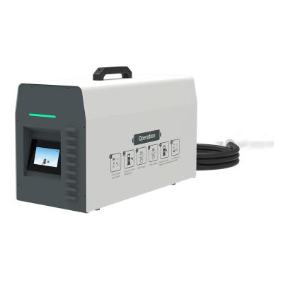 China Portable Screen Display 30KW DC Chademo Quick Charger Mobile Charging Stations for sale