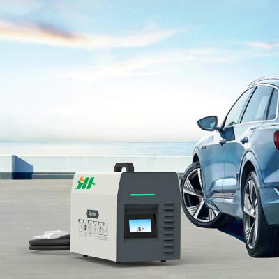 China DC EV mobile portable charger charging station screen display ev electric bus or car charging station for sale