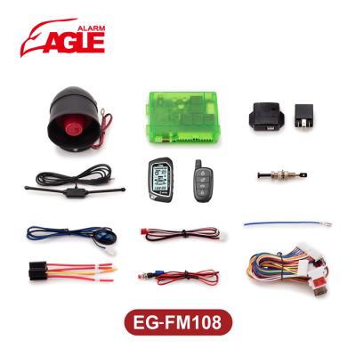 China Auto-arm FOR EXAMPLE. - Hot Sale 2 - FM108-1 Long Range 12V Car Security System Two Way Remote Car Alarms LCD Display 2 for sale