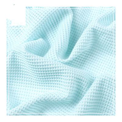 China Pilling Fabric 35% Pilling Reliable Cheap Price Natural Washable Anti Static Anti Static Cotton 65% Polyester 130gsm Waffle Fabric For Making Clothes for sale