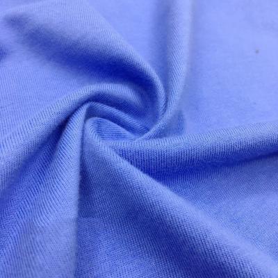 China Factory direct 180g 100% cotton comfortable 100% cotton jersey fabric Newest anti-static fabric direct soft design for T-shirt for sale