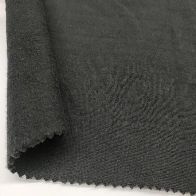 China Dyed Fleece Anti-Static Moisture Wicking Comfortable Digital CVC Printing Plain Dyed Fleece Fabric For Making Clothes for sale