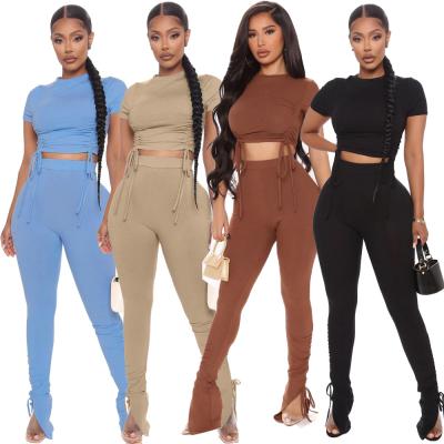 China Sales of available QUICK DRY two-piece set pants products women two-piece set clothing explosive two-piece set for sale