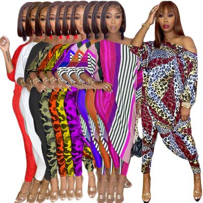 China 2022 Viable Hot Selling Two-Piece Pants New Arrival Fashion Camouflage Casual Gear S-4XL Set Plus Size Women Clothing for sale