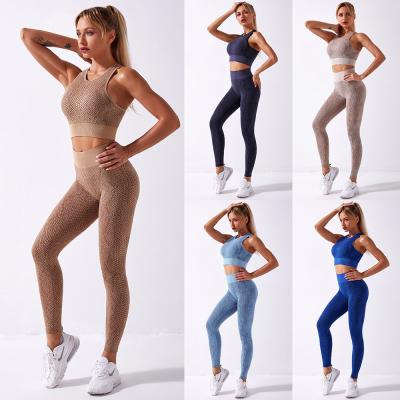 China Wholesale Breathable Women Plus Size Mesh Fitness Clothing Black Sports Gym Wear Yoga Sets Yoga Two Piece Set for sale