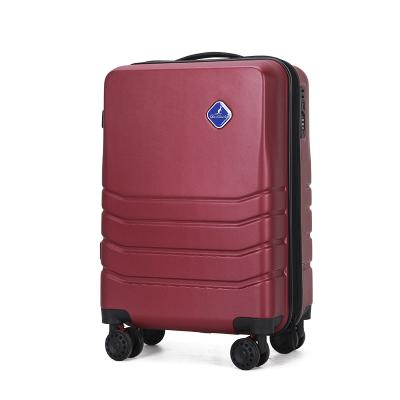 China 2019 New PC+ABS Wheel Trolley Zipper Section Mute Universal Wheel Large Capacity Suitcase Student Luggage for sale