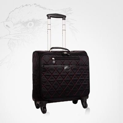 China 17 Inch Handheld Business Computer Suitcase Universal Wheel Court-distance Luggage Suitcase FILEUR Nylon Trolley Case for sale