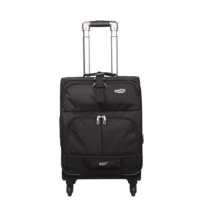 China Nylon Luggage Men And Women Fashion Leisure Soft Case 18/23/28 Universal Wheel Trolley Case Nylon Checked Cloth Box for sale