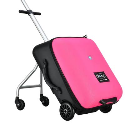 China Universal Boarding PC Wheels Suitcase Travel Luggage Scooter for sale