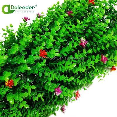 China Country High Quality UV Protection Hedge Plant Artificial Grass Wall For Garden Decoration for sale