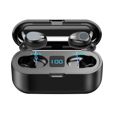 China 2021 Best Seller Mini Portable Wireless F9 Earphone With Charging Box BT 5.0 Tws Mini Earbuds Earbuds for sale