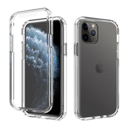 China Three-in-One 2020 3 in 1 Cell Phone Cases With Built-in Protector Cell Phone Screen Protector Case For iPhone 11 Max Pro iPhones for sale