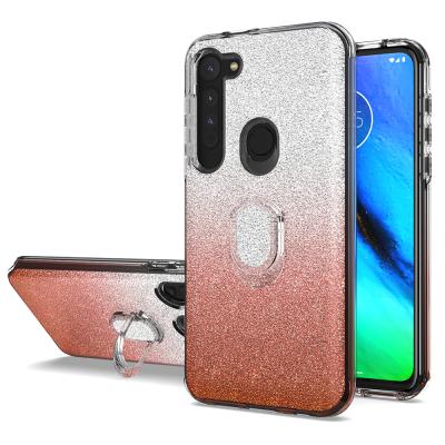 China High Quality Ultra Thin Mirror Gradient Cell Phone Case With Ring For Samsung A21 for sale