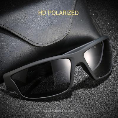 China SPORT 2021 Fashion News Colorful Mirror Shades High Quality Square Frame Sunglasses Driving Polarized UV400 Mens Sports Glasses for sale