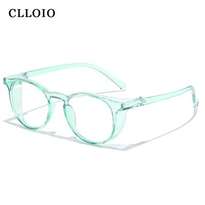 China For Reading Glasses 2021 Popular Multicolor Blue Eyewear Anti Fog Glasses Fashion Optical Frames Glasses Light Pollen Glasses for sale