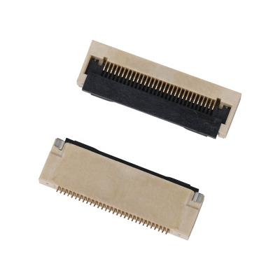 China 0.5mm 0.8mm 1.0mm Cable Connector Flexible 1.25mm PCB Connector SMT Vertical Type ZIF PCB FFC FPC Connector Non for sale