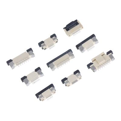 China 0.5mm 0.8mm 1.0mm 1.25mm FPC connector zip and non-zip connector KW0006 for sale