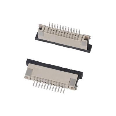 China PCB 0.5mm Pitch Vertical SMT ZIF Type Flexible Cable FPC/FFC Connectors For PCB Board for sale