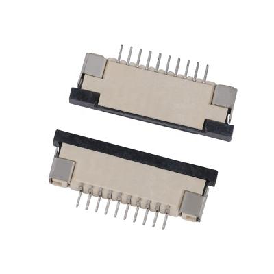 China PCB 1.0mm pitch vertical SMT ZIF type high temperature restiance FPC/FFC connectors for PCB board for sale