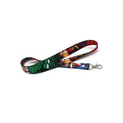 China Custom Promotional Gift National Flag Sublimation Lanyard Free Sample ID Lanyard for sale