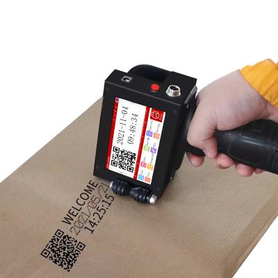 China Automatic Portable Cardboard 12.7mm Smart Handjet Printer Handheld Inkjet Printer For Factory for sale