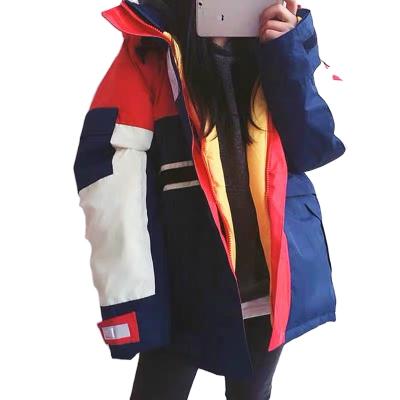 China 2021 new Anti-wrinkle jacket fashion tooling chic cotton oversized cotton padded jacket for women for sale