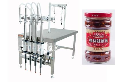 China Máquina de rellenar semiautomática 50ml - 1000ml del champú/de la loción/del jugo en venta