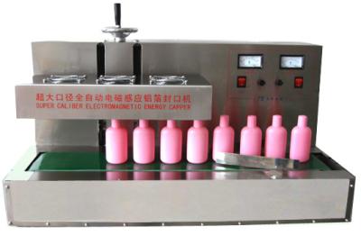 China SS304 1.5KW Continuous Aluminum Foil Lid Sealing Machine CE / GMP for sale