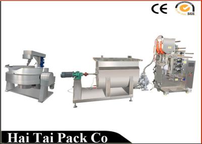 China Warming Function Vertical Form Fill Sealing Machine Hot Pepper Sauce Mixing Packing for sale