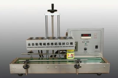 China Tabletop Foil Lid Sealing Machine / Electric Form Fill And Seal Machine For Bottles for sale