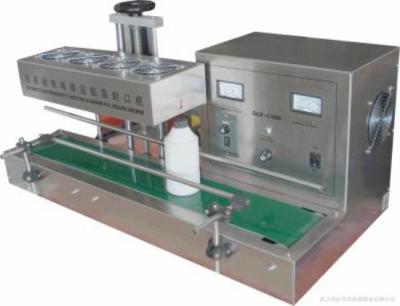 China Automatic Aluminum Foil Lid Sealing Machine With 1-200 Bottles / Min Capacity , 220V/50HZ for sale