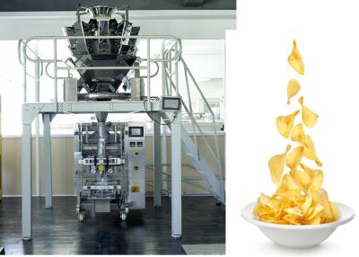 China Chips /  Snacks / PE Sachet Packing Machine With Back Sealing , CE ISO ROHS for sale