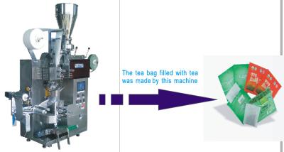 China HT -169 Inner And Outer automatic tea bag packaging machine With Tag for sale