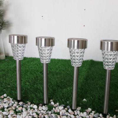 China Solar Garden Stainless Steel LED Solar Garden Lights Outdoor Garden Pathway Light for sale