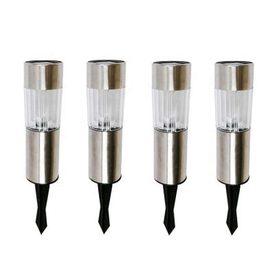 China Outdoor Waterproof Garden Stainless Steel Led Solar Garden Lights Solar LED Yard Light for sale