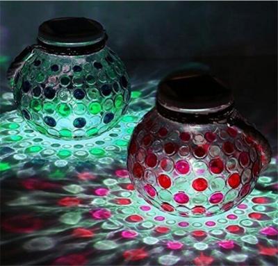 China 2021 New Style Solar Garden Decoration Led Lights Solar Pot Lamp Waterproof Solar Garden Lights for sale