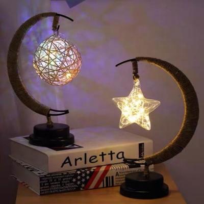 China New Styles 3 Styles 3 Star Moon Smart Shape Light Indoor Bedroom Colorful Sensor Illusion Led Night Lights for sale