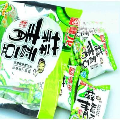 China Natural Flavor Sichuan Foods Snacks Garlic Green Nuts Processed Peas for sale