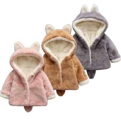 China New regular high quality winter children's clothing boys and girls coats and thick fur tops for sale