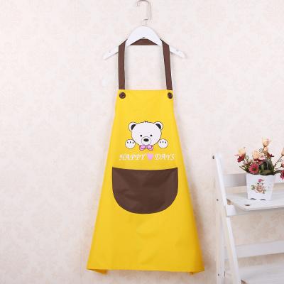 China PVC Sleeveless Adult Cooking Aprons Men And Women Waterproof And Oil Proof Apron Dress for sale