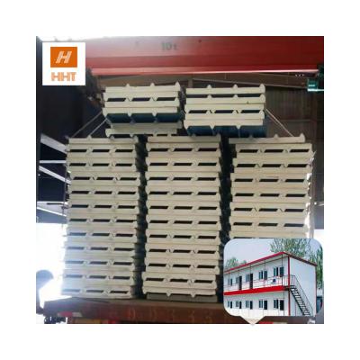 China Sandwich Wall Panel 50mm Sandwich Panel 950MM PU Insulated Sandwich Panel For Roofing for sale