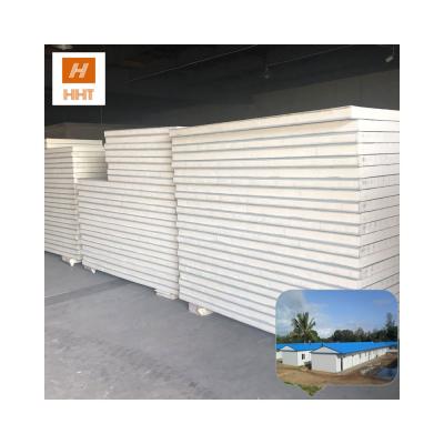 China 1150MM/960MM/950MM factory price cheapest aluminum galvanized steel pupir 20mm polyurethane roof sandwich panel for sale