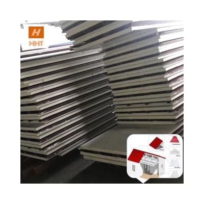 China 1150MM/960MM/950MM eco panel house isowall insulated panel system external wall covering PU sandwich panel for sale