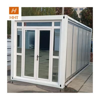 China HANYANG 3 bedroom modern modular prefab house prefab 20ft expandable portable container house for sale