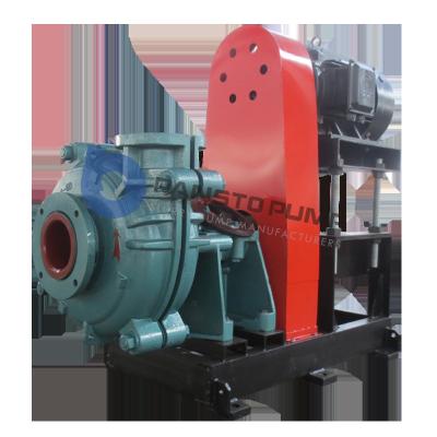 China Serviceable SS316 Lined Motor Power Slurry Pump for High-Density Slurry Transfer for sale