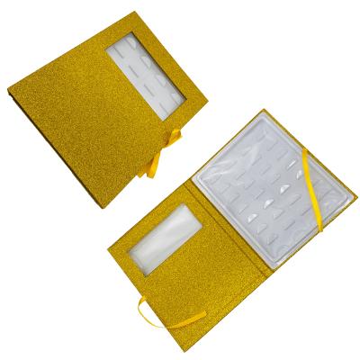 China Recycled Materials Eyelash Packaging For Multiple Lashes 16 Pairs Lashes Custom Book Empty Eyelash Packaging Box for sale