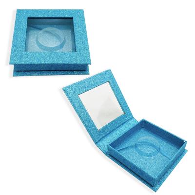 China 2021 Recycled Magnetic Mink Eyelash Box Factory Price Hot Sale Paper Wick Materials Box for sale